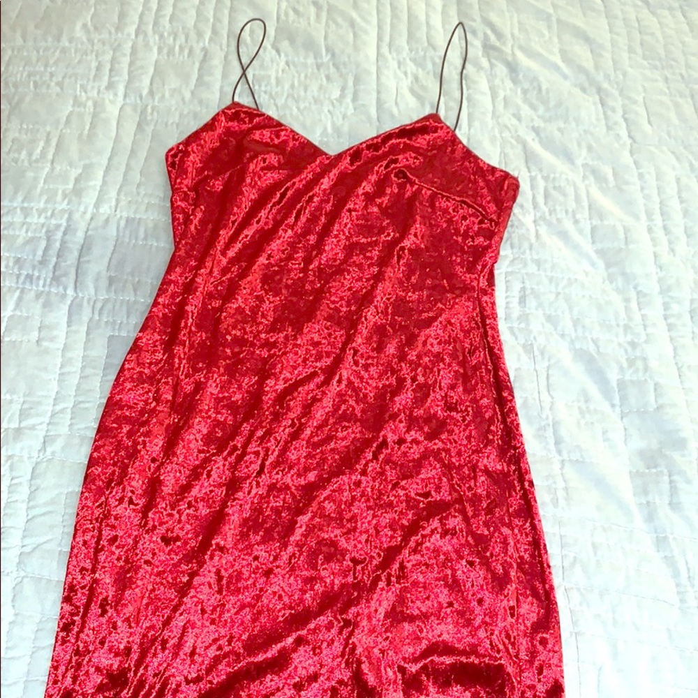 Velvet sexy dress
